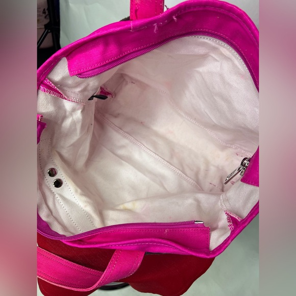 Jacob’s by Marc Jacobs Canvas pink Tote Bag Purse Shoulder - Picture 5 of 12